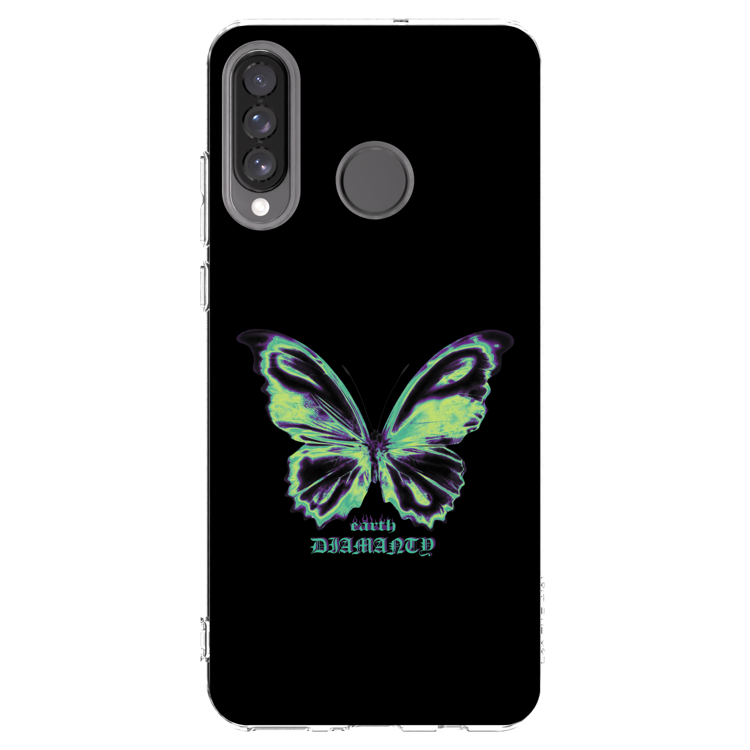 Picasee husă transparentă din silicon pentru Huawei P30 Lite - Diamanty Blue