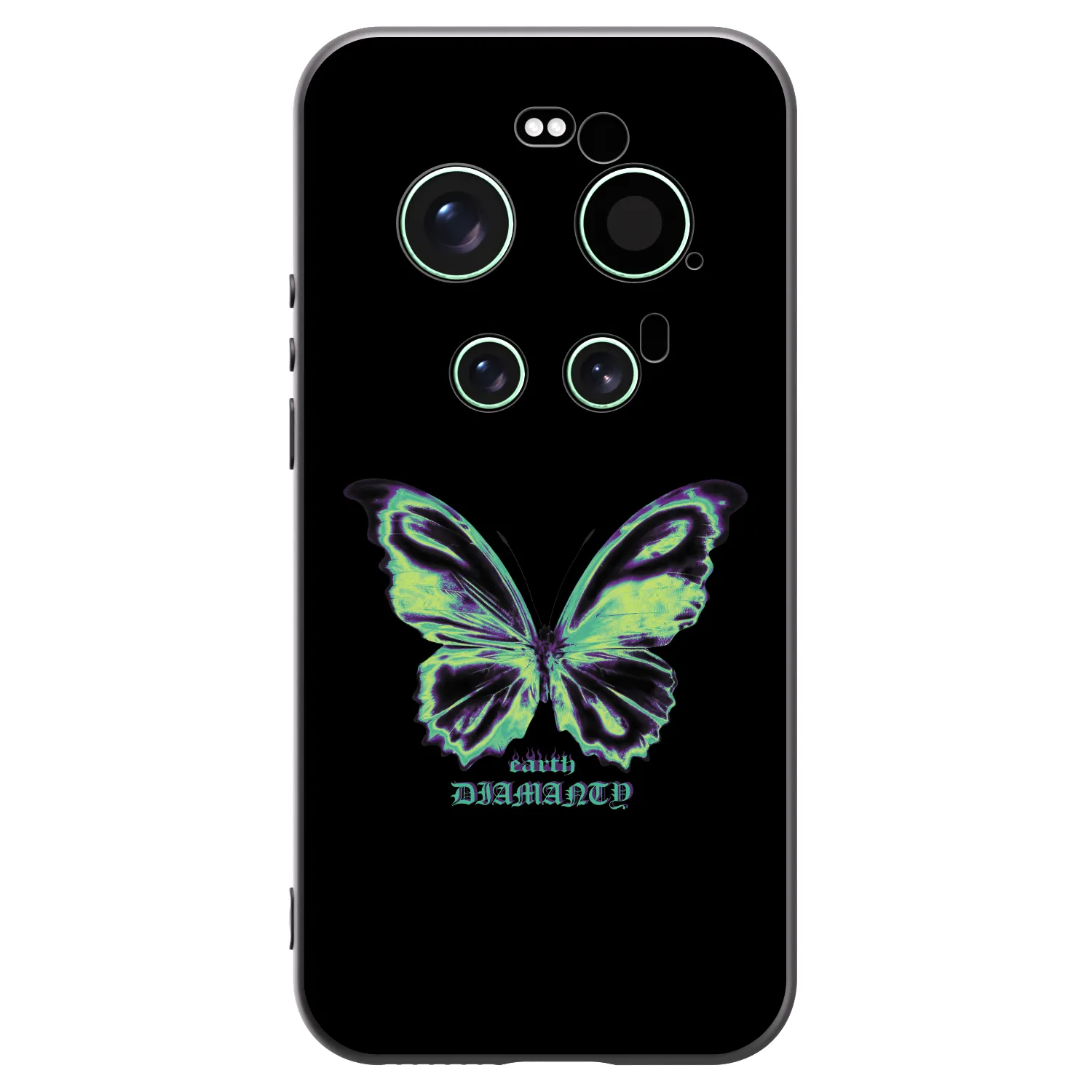 Picasee husă neagră din silicon pentru Xiaomi 17 Ultra - Diamanty Blue