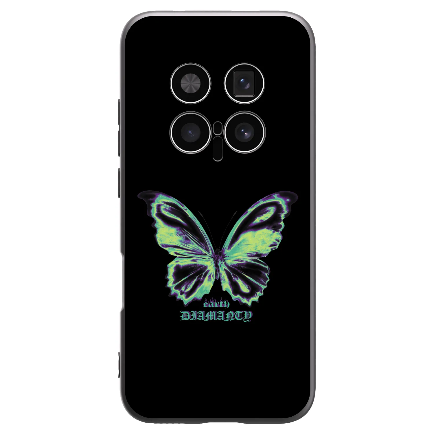 Picasee husă neagră din silicon pentru Honor Magic8 Pro 5G - Diamanty Blue