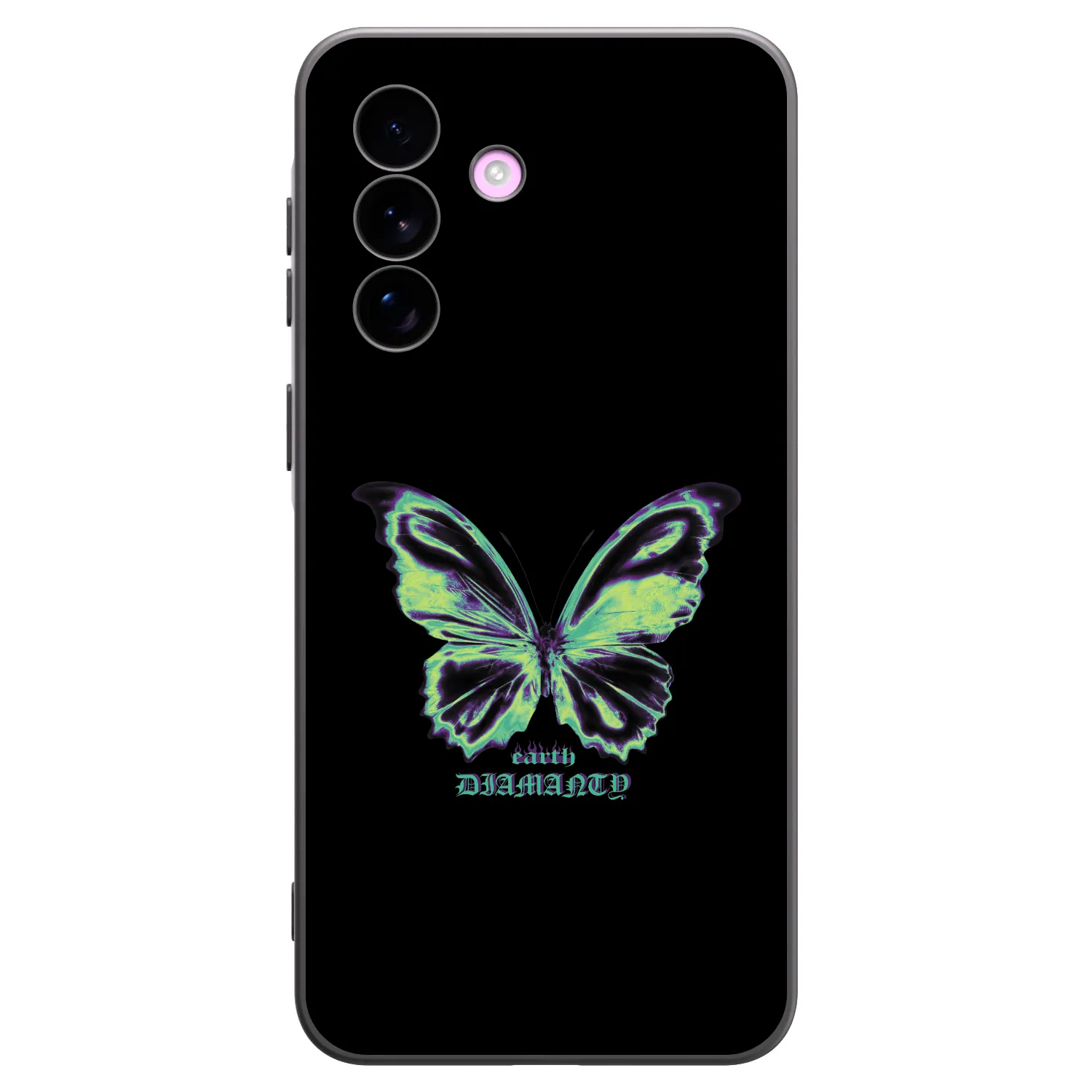 Picasee husă neagră din silicon pentru Samsung Galaxy A57 5G - Diamanty Blue