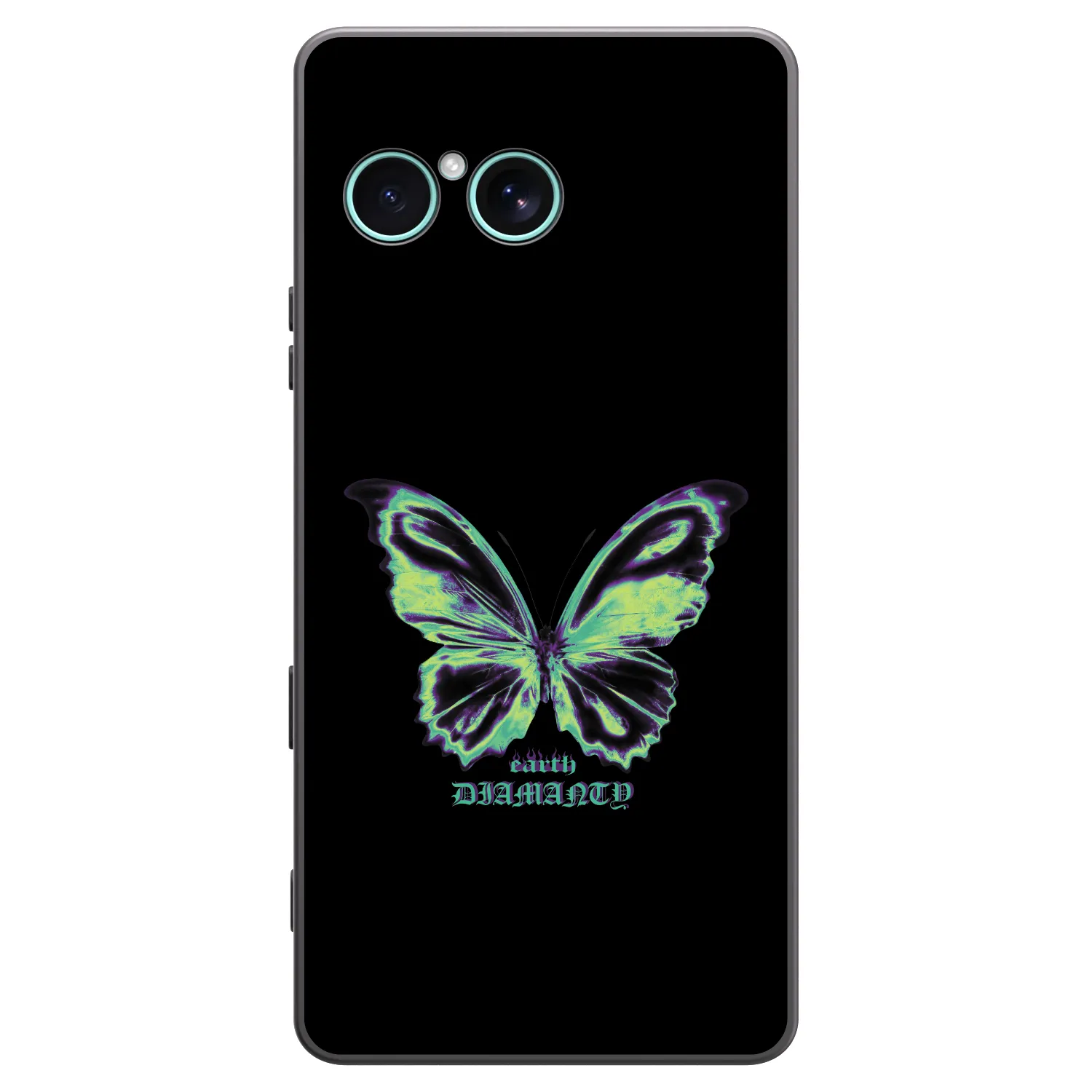 Picasee husă neagră din silicon pentru Sony Xperia 10 VII - Diamanty Blue