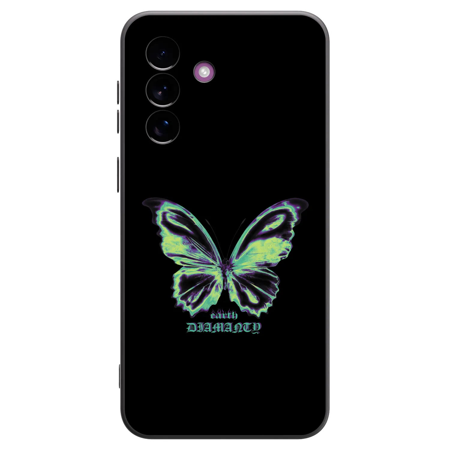 Picasee husă neagră din silicon pentru Samsung Galaxy A37 - Diamanty Blue