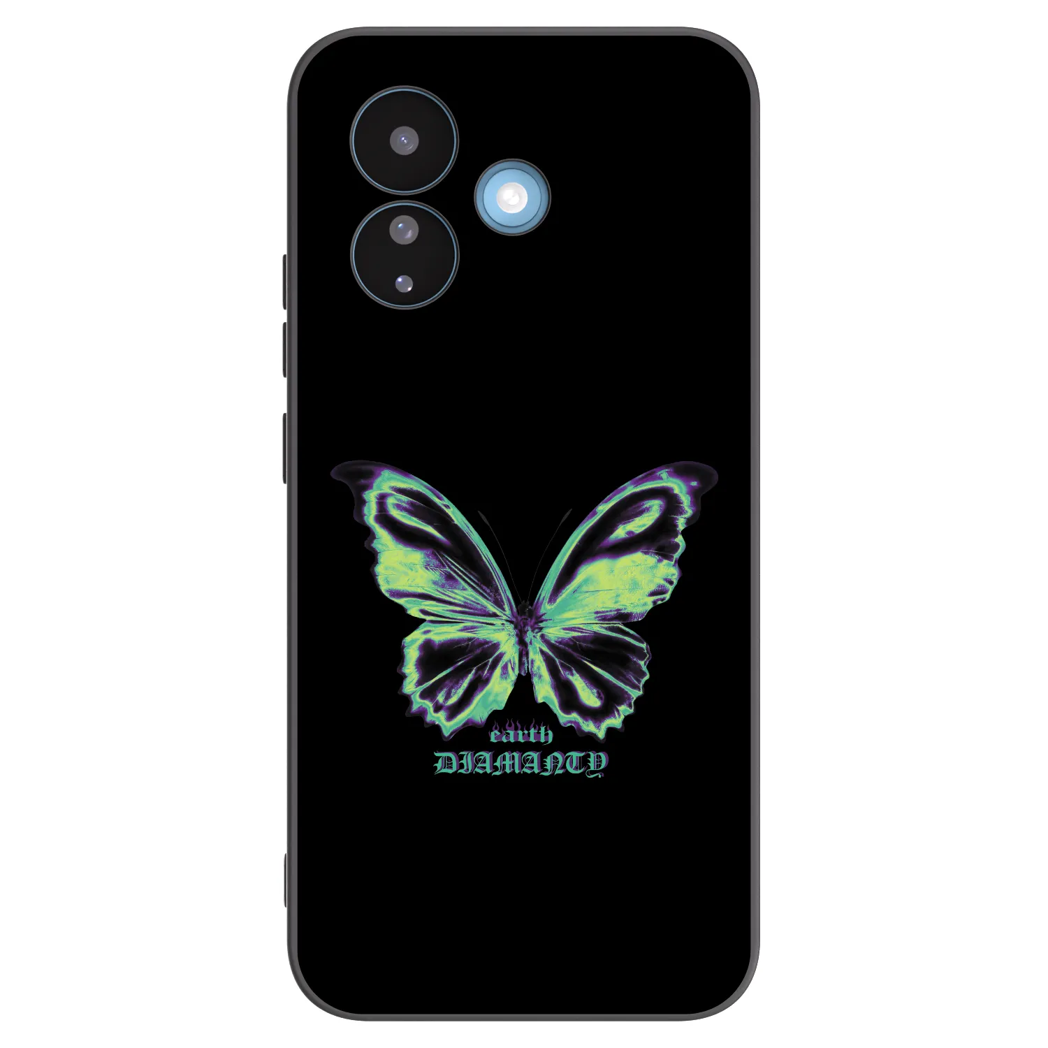 Picasee husă neagră din silicon pentru Xiaomi Redmi Note 17 Pro 5G - Diamanty Blue