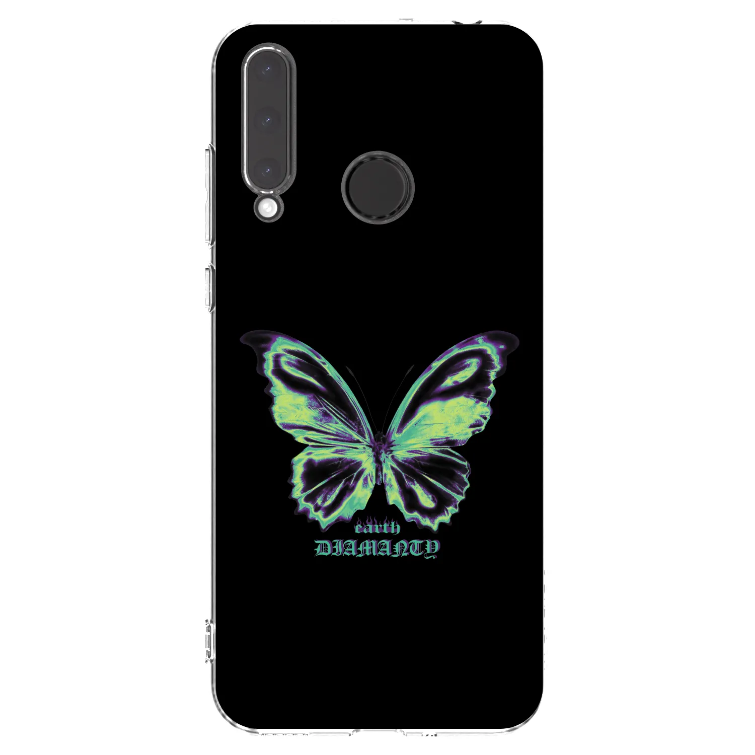 Picasee husă transparentă din silicon pentru Honor 20 Lite - Diamanty Blue