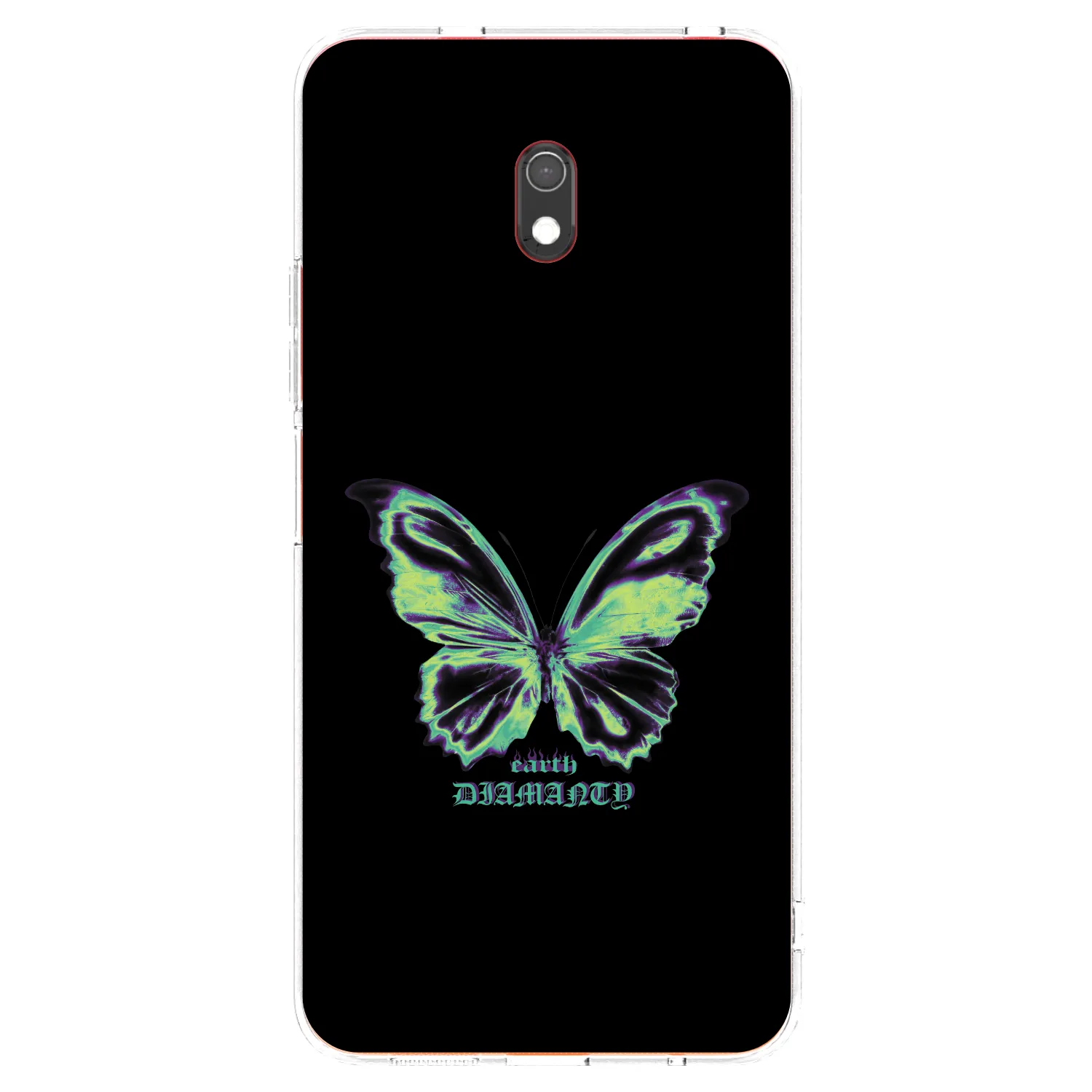 Picasee husă transparentă din silicon pentru Xiaomi Redmi 8A - Diamanty Blue