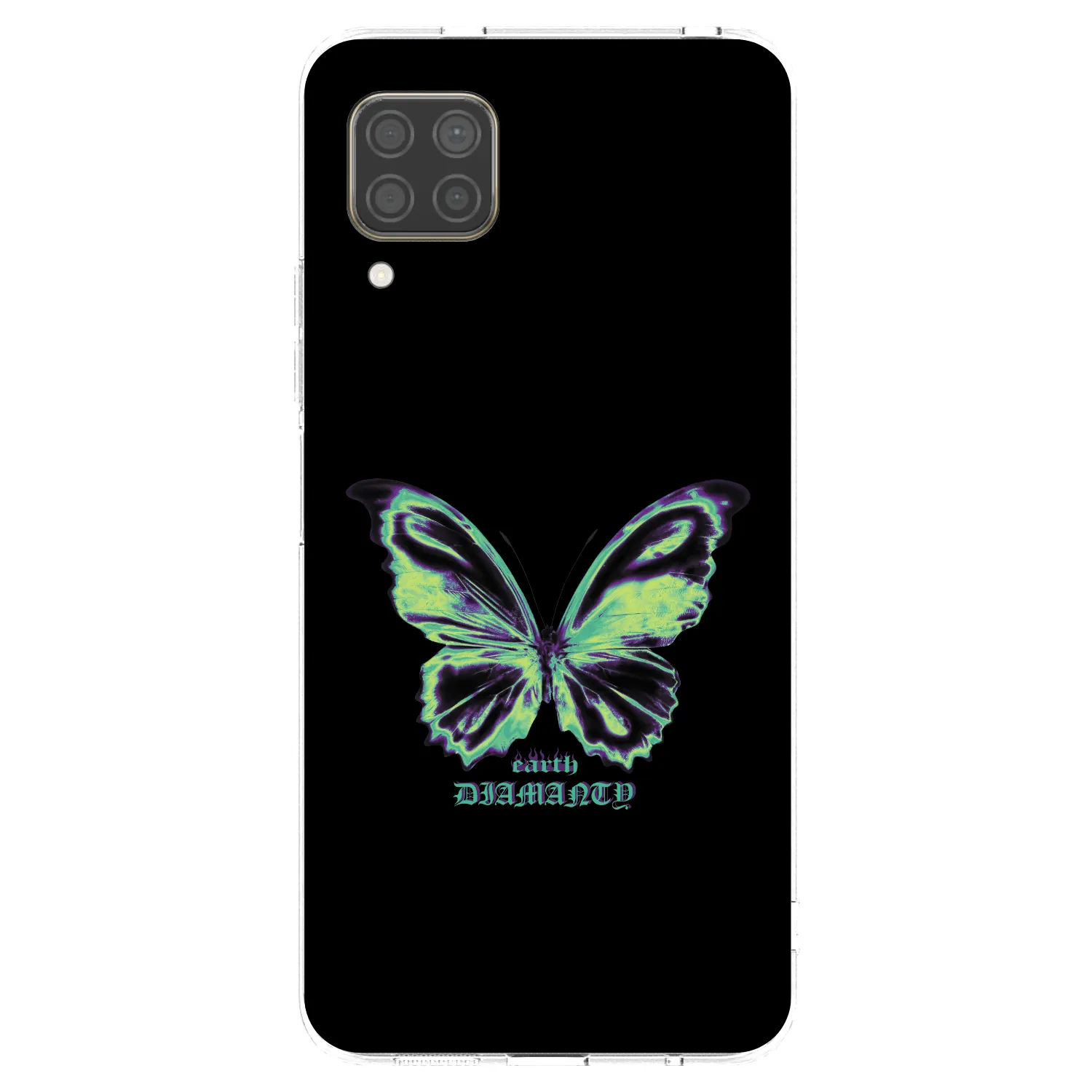 Picasee husă transparentă din silicon pentru Huawei P40 Lite - Diamanty Blue