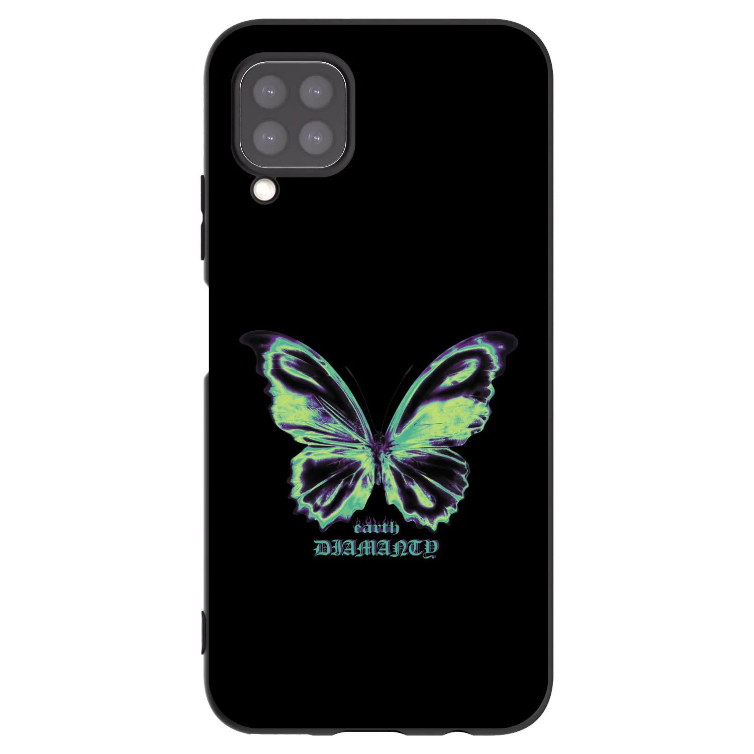 Picasee husă neagră din silicon pentru Huawei P40 Lite - Diamanty Blue