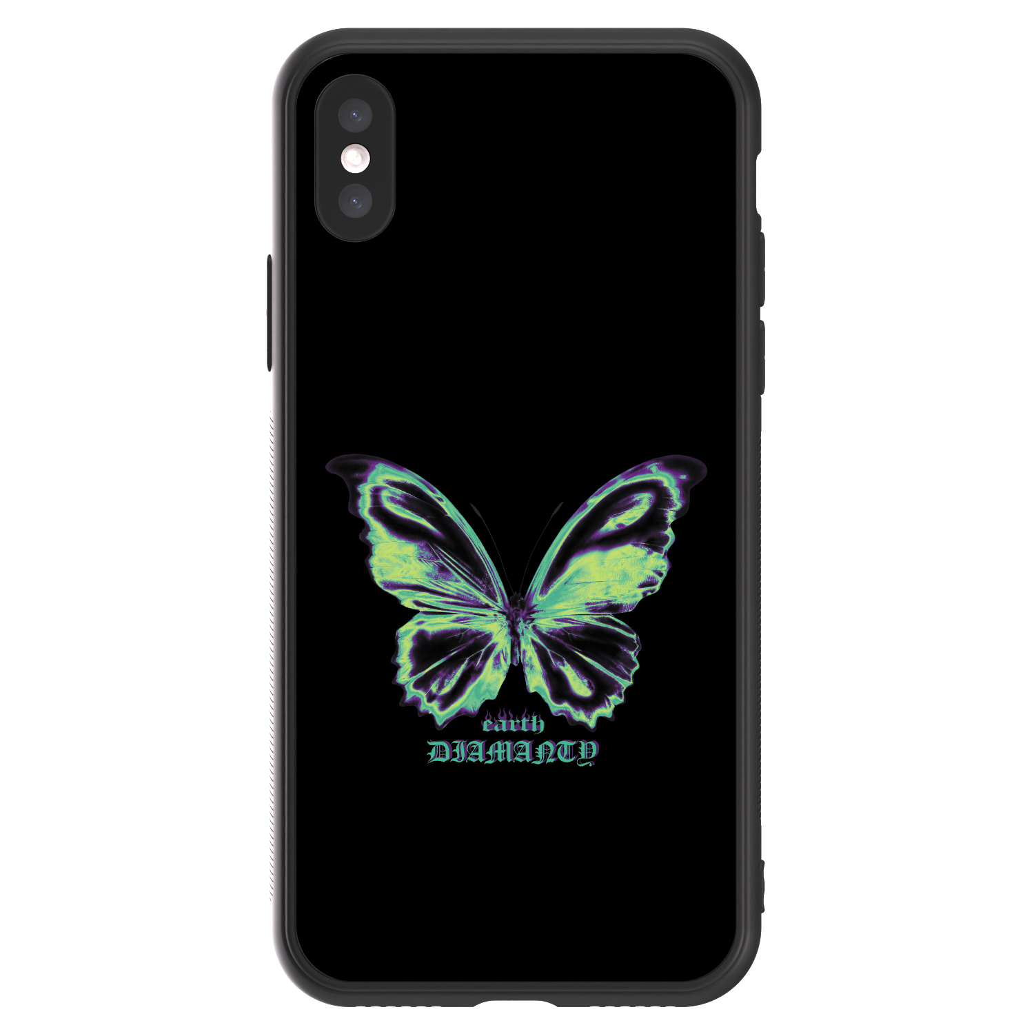 Picasee ULTIMATE CASE pentru Apple iPhone X/XS - Diamanty Blue