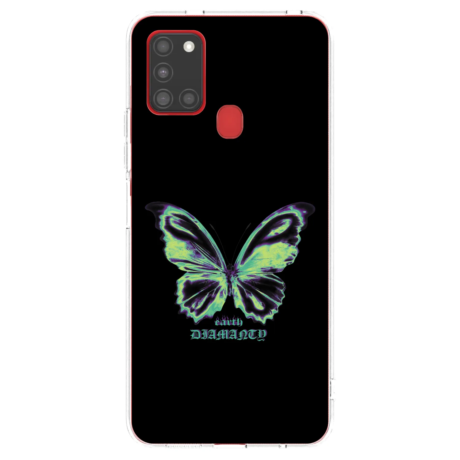 Picasee husă transparentă din silicon pentru Samsung Galaxy A21s - Diamanty Blue