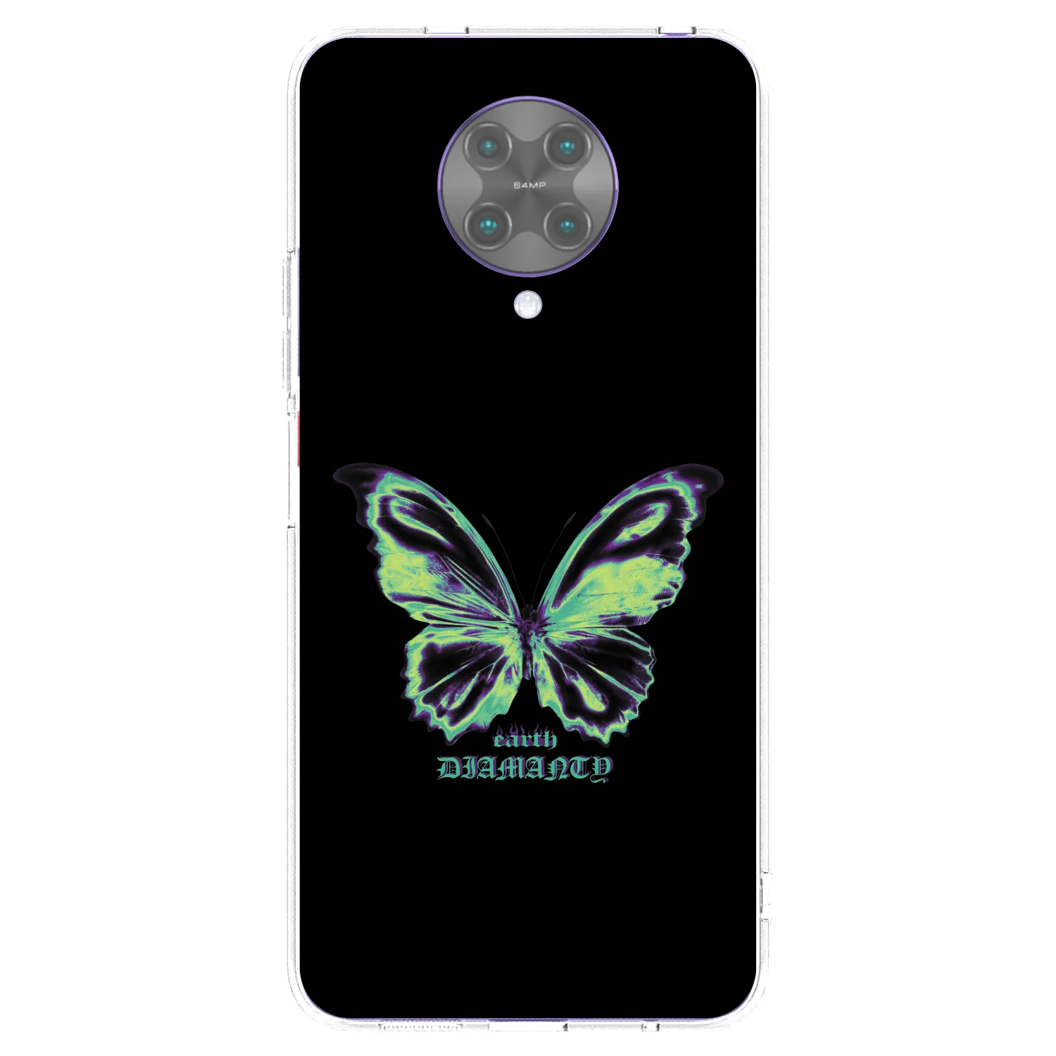 Picasee husă transparentă din silicon pentru Xiaomi Poco F2 Pro - Diamanty Blue