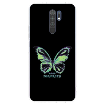 Picasee husă transparentă din silicon pentru Xiaomi Redmi 9 - Diamanty Blue