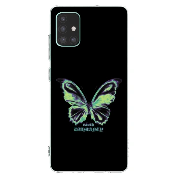 Picasee husă transparentă din silicon pentru Samsung Galaxy M51 M515F - Diamanty Blue