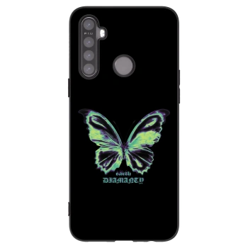 Picasee husă neagră din silicon pentru Realme 6i - Diamanty Blue