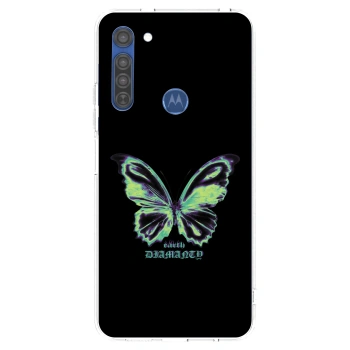 Husă pentru Motorola Moto G8 - Diamanty Blue