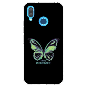 Picasee husă transparentă din silicon pentru Huawei P20 Lite - Diamanty Blue