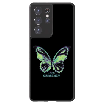 Husă pentru Samsung Galaxy S21 Ultra 5G G998B - Diamanty Blue
