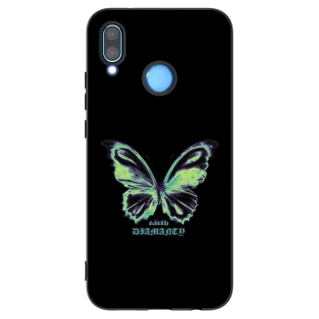 Picasee husă neagră din silicon pentru Huawei P20 Lite - Diamanty Blue