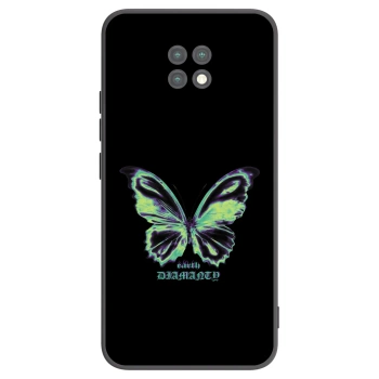 Picasee husă neagră din silicon pentru Xiaomi Redmi Note 9T - Diamanty Blue