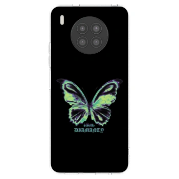 Picasee husă transparentă din silicon pentru Huawei Nova 8i - Diamanty Blue