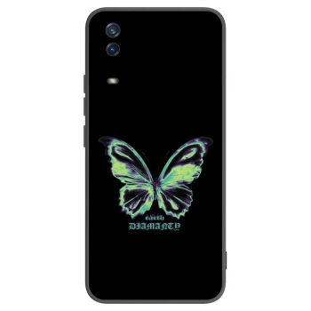Picasee husă neagră din silicon pentru Vivo Y11s - Diamanty Blue