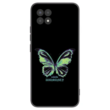 Picasee husă neagră din silicon pentru Realme 8i - Diamanty Blue