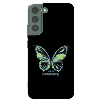 Picasee husă transparentă din silicon pentru Samsung Galaxy S22+ 5G - Diamanty Blue
