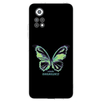 Picasee husă transparentă din silicon pentru Xiaomi Poco X4 Pro 5G - Diamanty Blue