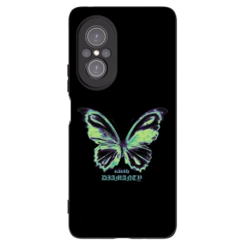 Picasee husă neagră din silicon pentru Huawei Nova 9 SE - Diamanty Blue