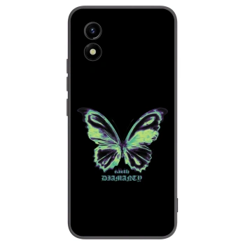 Picasee husă neagră din silicon pentru Vivo Y01 - Diamanty Blue