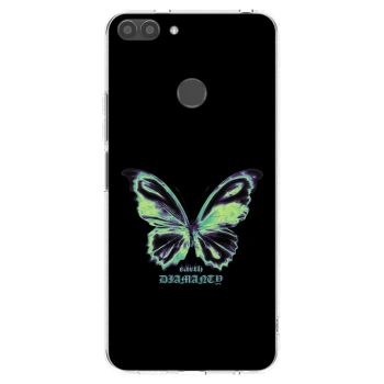 Picasee husă transparentă din silicon pentru Huawei P Smart - Diamanty Blue