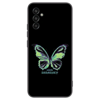 Picasee husă neagră din silicon pentru Samsung Galaxy M13 M135F - Diamanty Blue