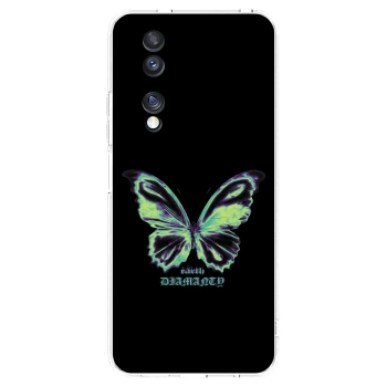 Picasee husă transparentă din silicon pentru Honor 70 - Diamanty Blue