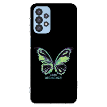 Picasee husă transparentă din silicon pentru Samsung Galaxy A23 A235F 4G - Diamanty Blue