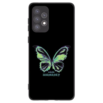 Picasee husă neagră din silicon pentru Samsung Galaxy A73 5G - Diamanty Blue