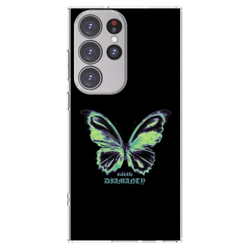 Picasee husă transparentă din silicon pentru Samsung Galaxy S23 Ultra 5G - Diamanty Blue