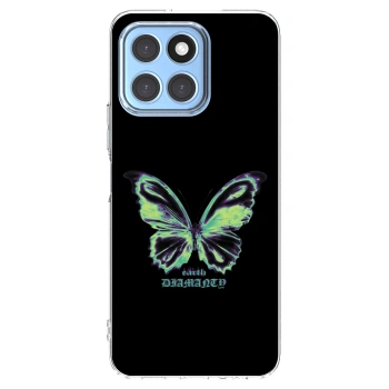 Picasee husă transparentă din silicon pentru Honor X8 5G - Diamanty Blue