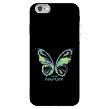 Picasee husă transparentă din silicon pentru Apple iPhone 6/6S - Diamanty Blue