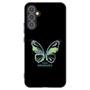 Picasee husă neagră din silicon pentru Samsung Galaxy A34 5G A346B - Diamanty Blue