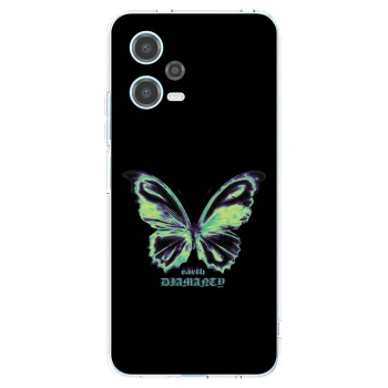 Picasee husă transparentă din silicon pentru Xiaomi Redmi Note 12 5G - Diamanty Blue
