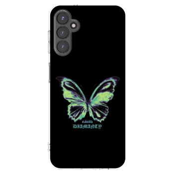 Picasee husă transparentă din silicon pentru Samsung Galaxy A14 4G A145R - Diamanty Blue
