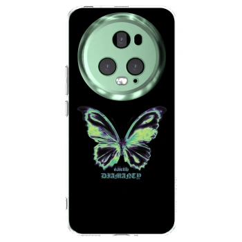 Picasee husă transparentă din silicon pentru Honor Magic5 Pro - Diamanty Blue