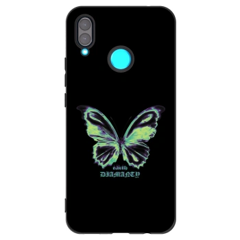 Picasee husă neagră din silicon pentru Huawei Nova 3 - Diamanty Blue