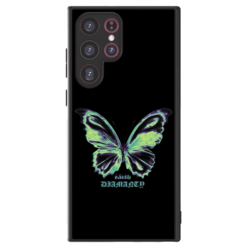 Picasee ULTIMATE CASE PowerShare pentru Samsung Galaxy S22 Ultra 5G - Diamanty Blue