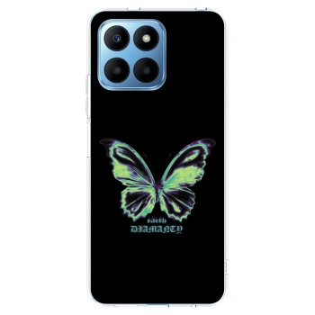 Picasee husă transparentă din silicon pentru Honor 70 Lite - Diamanty Blue