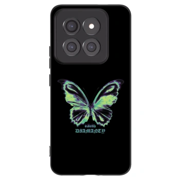 Picasee husă neagră din silicon pentru Xiaomi 14 Pro - Diamanty Blue