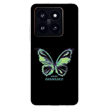 Picasee husă transparentă din silicon pentru Xiaomi 14 Pro - Diamanty Blue