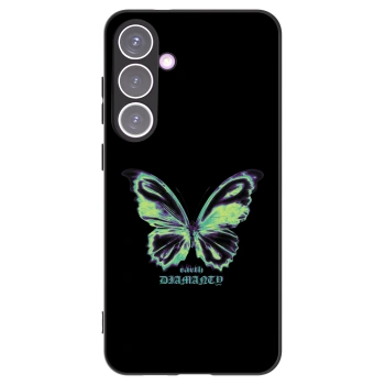 Picasee husă neagră din silicon pentru Samsung Galaxy S24+ S926B 5G - Diamanty Blue