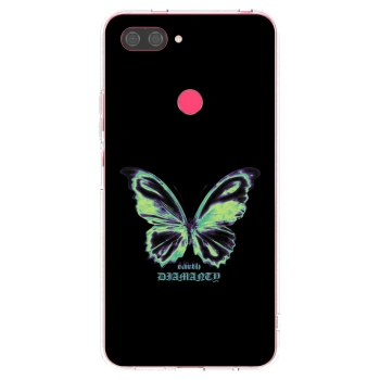 Picasee husă transparentă din silicon pentru Xiaomi Mi 8 Lite - Diamanty Blue