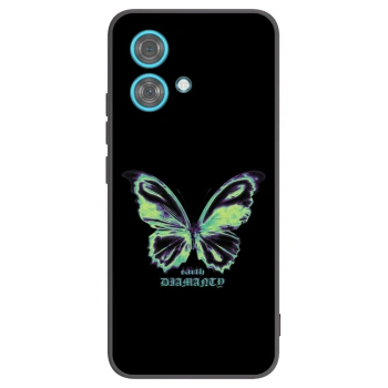 Picasee husă neagră din silicon pentru Motorola Edge 40 Neo - Diamanty Blue