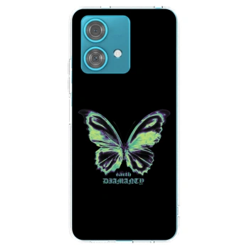Picasee husă transparentă din silicon pentru Motorola Edge 40 Neo - Diamanty Blue